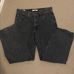 Levi's Relaxed Fit Black Jeans